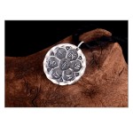 925 Silver Six-Syllable Mantra Vaishravana Pendant